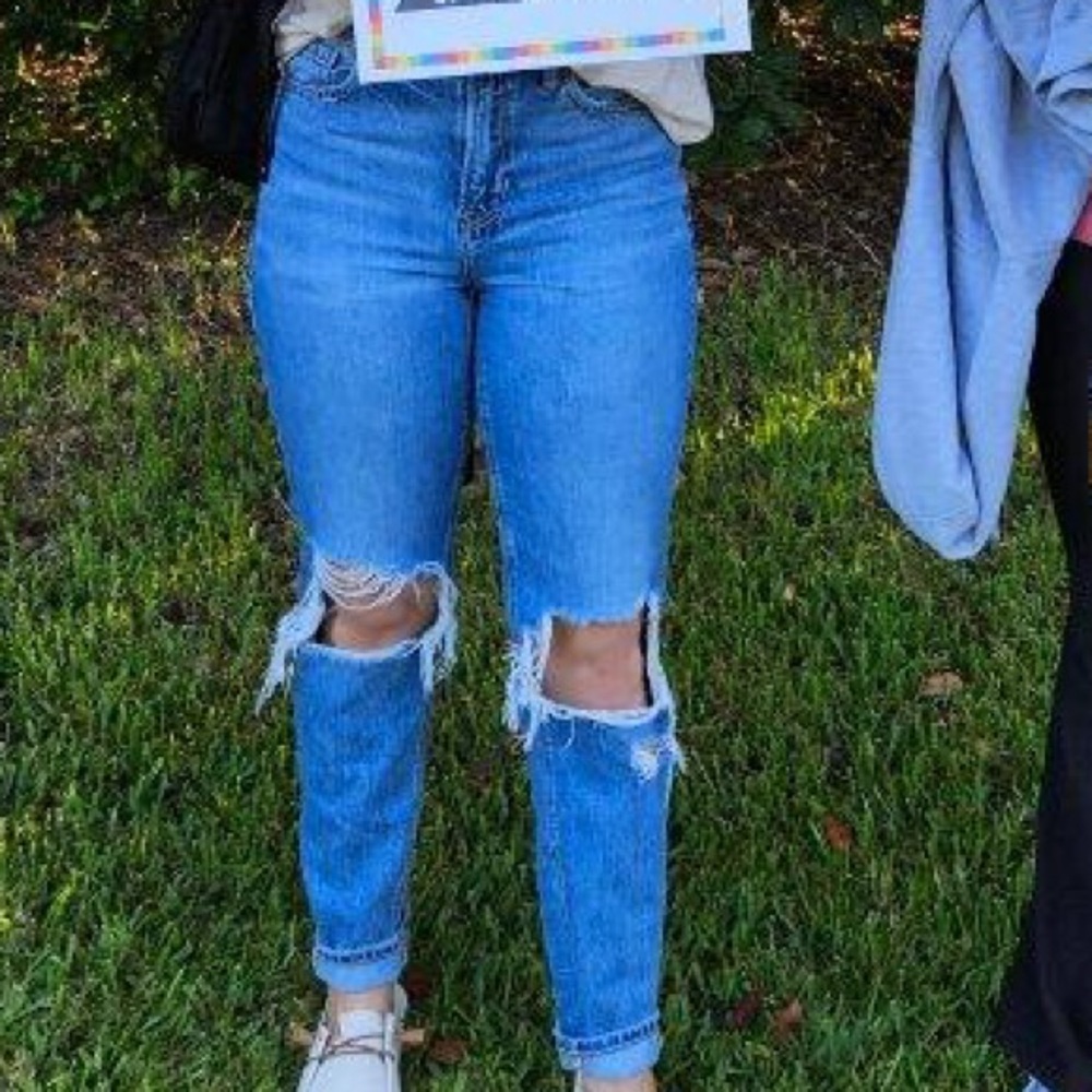 American Eagle Outfitters Ankle Cropped Jeans